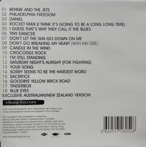 Elton John : Rocket Man: The Definitive Hits (CD, Comp, Sup)