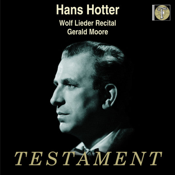 Hans Hotter, Hugo Wolf, Gerald Moore : Wolf Lieder Recital (CD, Mono)