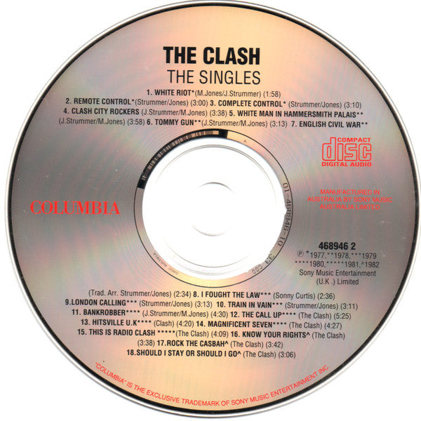 The Clash : The Singles (CD, Comp)