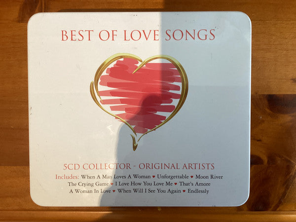 Various : Best Of Love Songs (5xCD, Comp + Box)