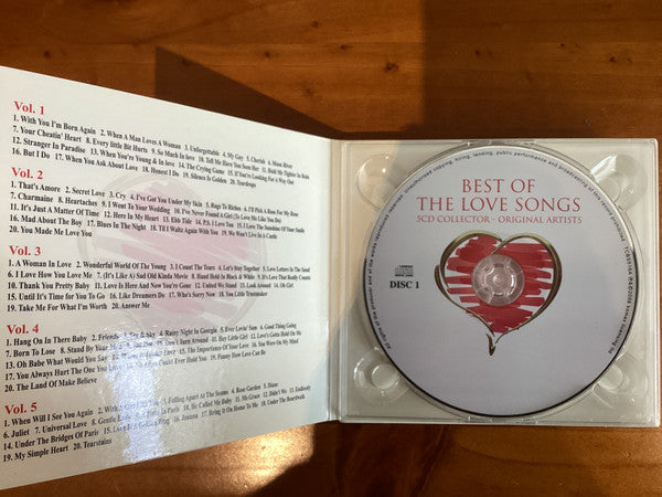 Various : Best Of Love Songs (5xCD, Comp + Box)