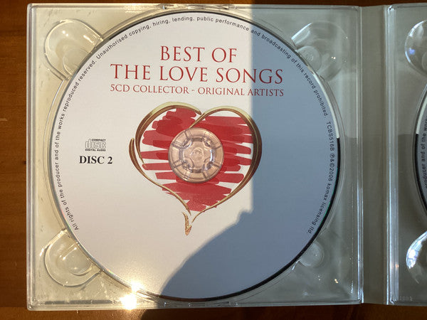 Various : Best Of Love Songs (5xCD, Comp + Box)
