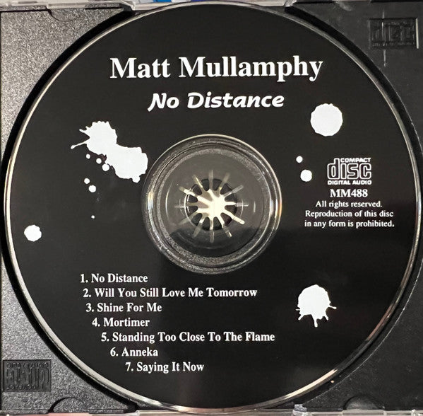 Matt Mullamphy : No Distance (CD, Album)