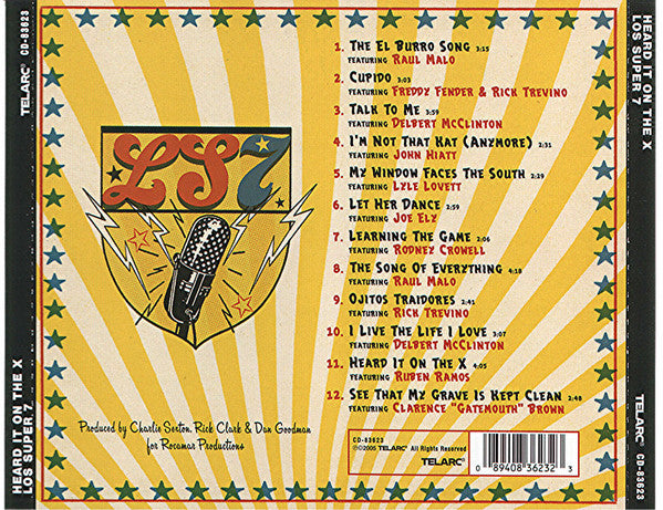 Los Super 7* : Heard It On The X (CD, Album)