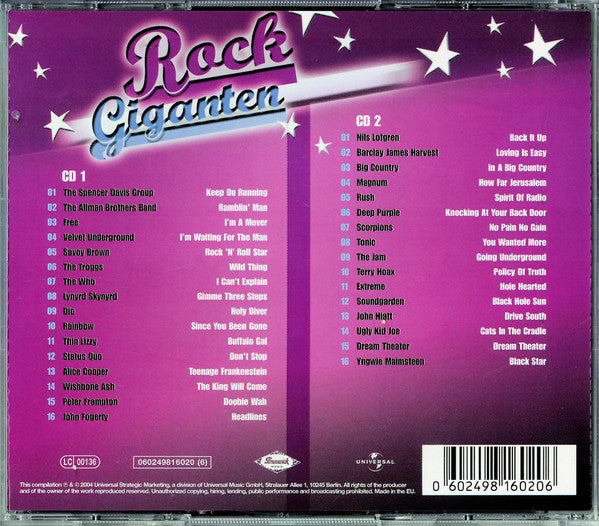Various : Rock Giganten (2xCD, Comp)