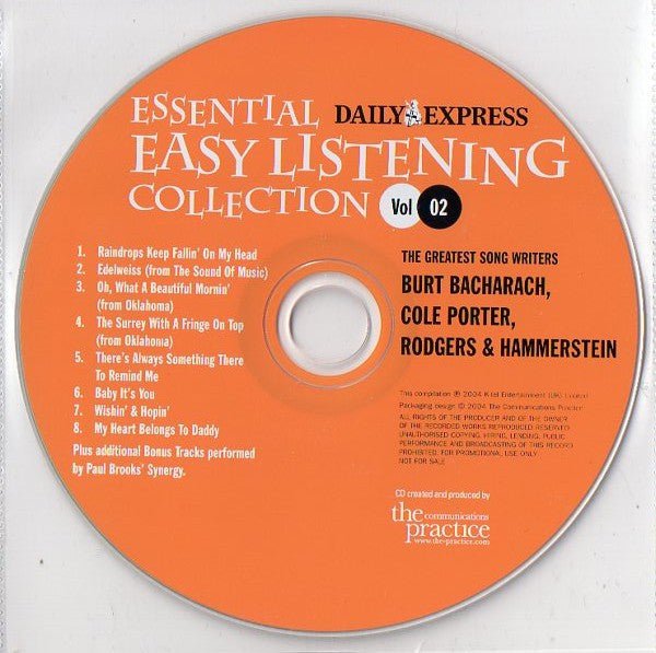 Various : Essential Easy Listening Collection (Vol 02) (CD, Comp, Promo)