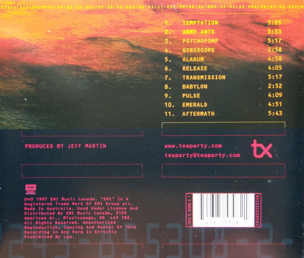 The Tea Party : Transmission (CD, Album)