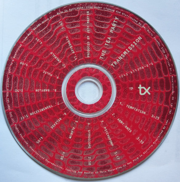 The Tea Party : Transmission (CD, Album)