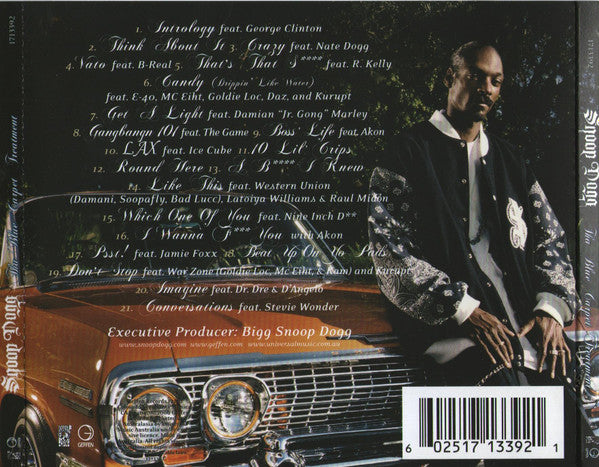 Snoop Dogg : Tha Blue Carpet Treatment (CD, Album)