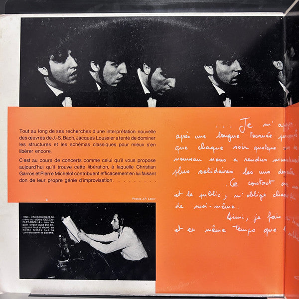 Jacques Loussier : Play Bach Aux Champs-Élysées (2xLP, Album)