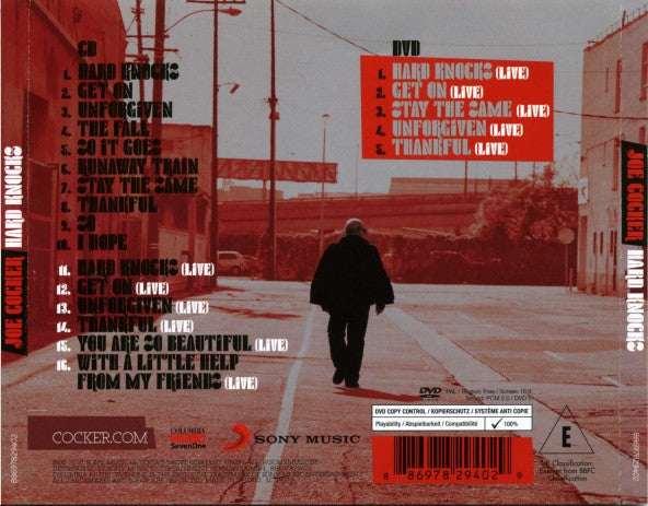 Joe Cocker : Hard Knocks (CD, Album, Dlx + DVD-V, PAL)