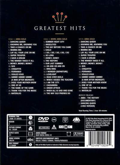 ABBA : Gold (Greatest Hits) (CD, Comp + CD, Comp + DVD-V, PAL + RE, RM)