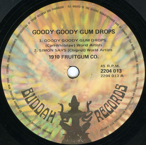 1910 Fruitgum Company : Goody Goody Gumdrops (7", EP)