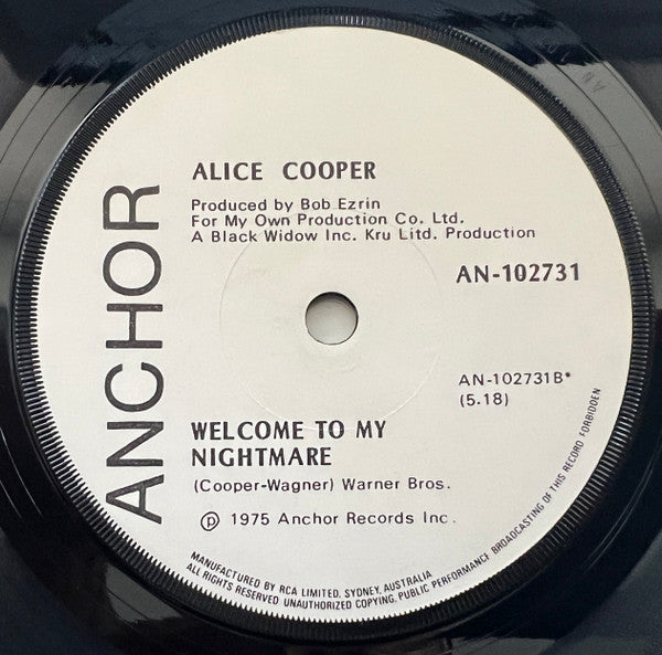Alice Cooper (2) : Only Women Bleed (7", Single, RE)