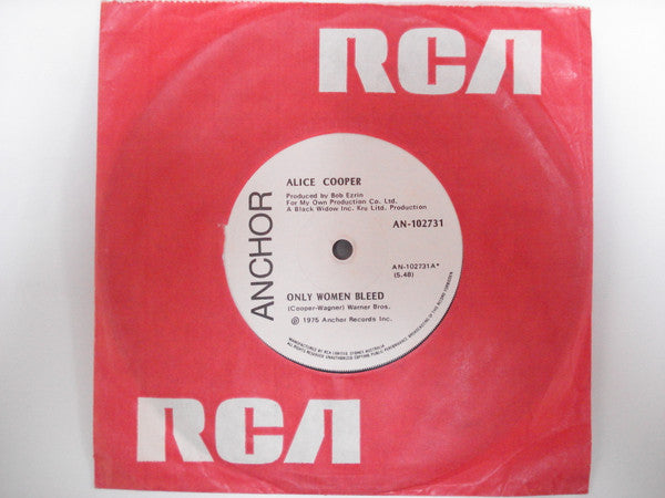 Alice Cooper (2) : Only Women Bleed (7", Single, RE)