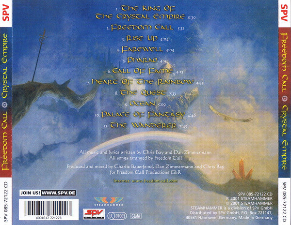 Freedom Call : Crystal Empire (CD, Album)