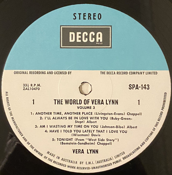 Vera Lynn : The World Of Vera Lynn Vol. 3 (LP, Comp)
