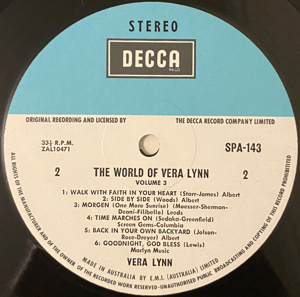 Vera Lynn : The World Of Vera Lynn Vol. 3 (LP, Comp)