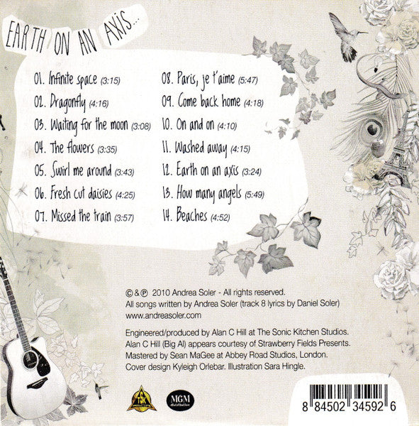 Andrea Soler : Earth On An Axis (CDr, Album)