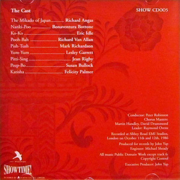 Gilbert & Sullivan - Lesley Garrett, Eric Idle, Felicity Palmer, Bonaventura Bottone, Richard Van Allan With The English National Opera Orchestra* And Chorus* : The Mikado (CD, RE)