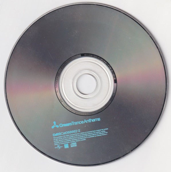 Various : Cream Trance Anthems (2xCD, Comp, Mixed)