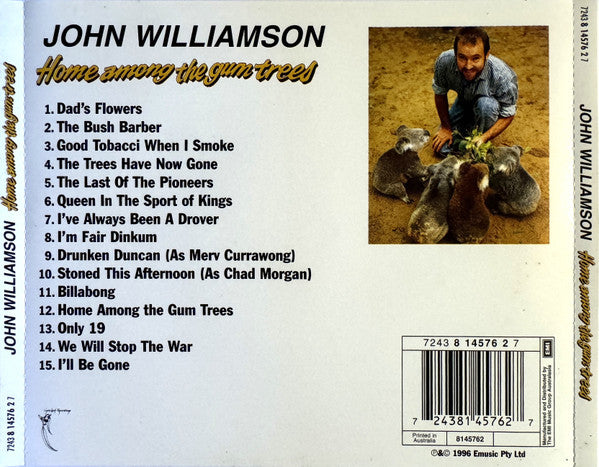 John Williamson : Home Among The Gum Trees (CD, RE)