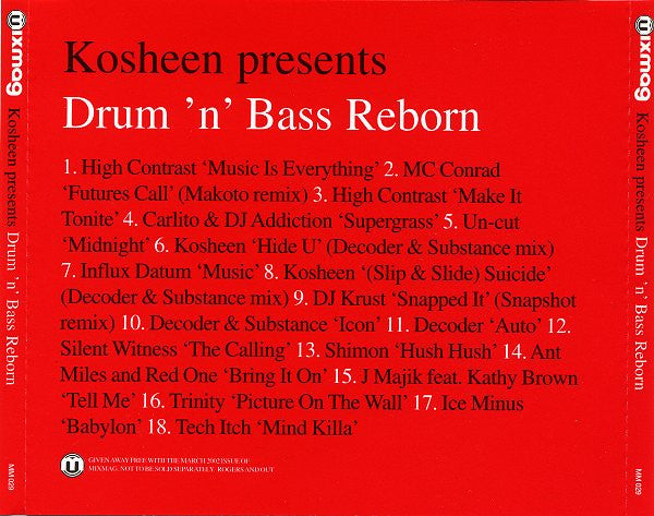 Kosheen : Drum 'n' Bass Reborn (CD, Comp, Mixed)