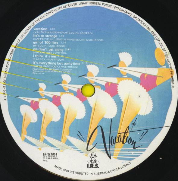 Go-Go's : Vacation (LP, Album)