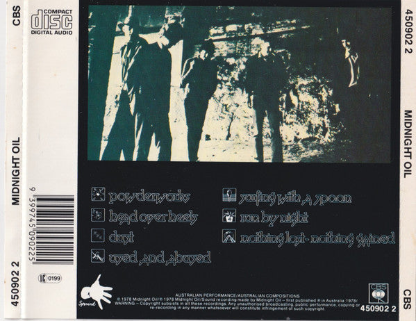 Midnight Oil : Midnight Oil (CD, Album, RE)