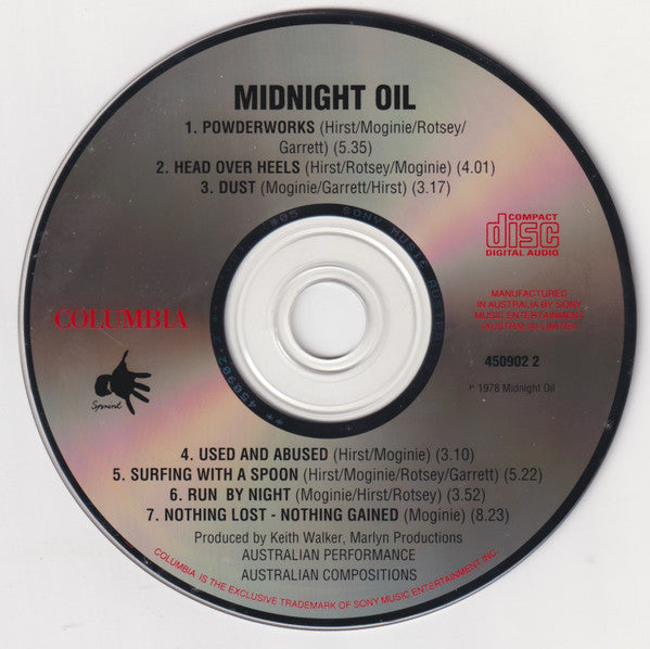 Midnight Oil : Midnight Oil (CD, Album, RE)