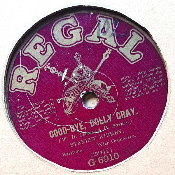 Irving Gillette, Stanley Kirkby : Bluebell / Good-Bye, Dolly Gray (Shellac, 10", Mono)