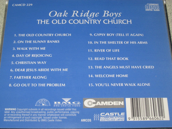The Oak Ridge Boys : The Old Country Church  (CD, Comp)