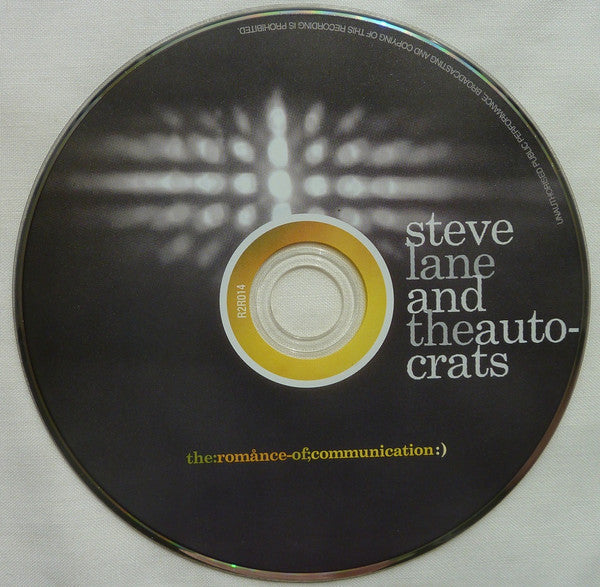 Steve Lane And The Autocrats* : The Romance Of Communication (CD, Album)