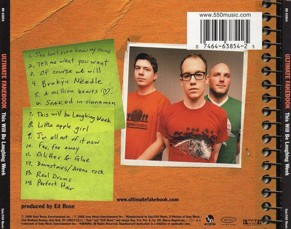 Ultimate Fakebook : This Will Be Laughing Week (CD, Album, RE)