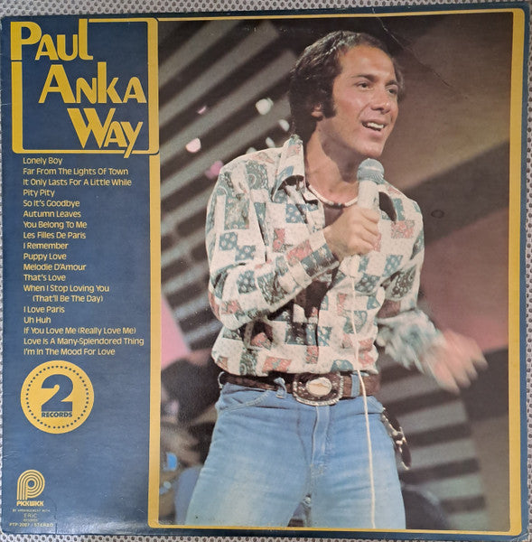 Paul Anka : Paul Anka Way (2xLP, Comp, Bla)