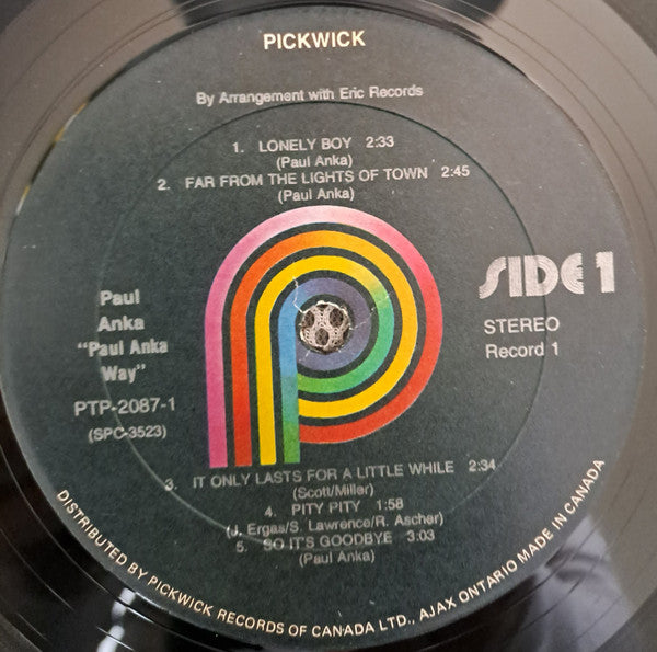 Paul Anka : Paul Anka Way (2xLP, Comp, Bla)