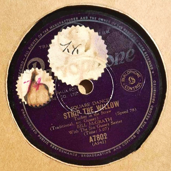 Bill  McGrath (5) : McNamara's Band / Strip The Willow  (Shellac, 10", Mono)