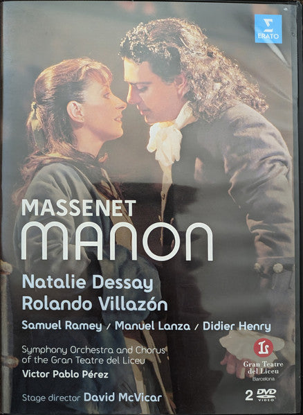 Massenet* / Natalie Dessay • Rolando Villazón • Samuel Ramey • Manuel Lanza • Didier Henry • Symphony Orchestra* And Chorus Of The Gran Teatre Del Liceu* • Víctor Pablo Pérez • Stage Director David McVicar : Manon (2xDVD-V, RE, NTSC)