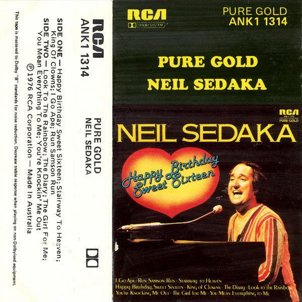 Neil Sedaka : Pure Gold (Cass, Comp)