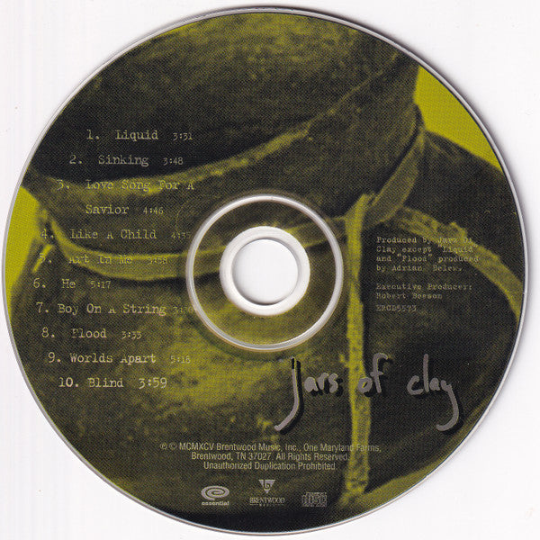 Jars Of Clay : Jars Of Clay (CD, Album)