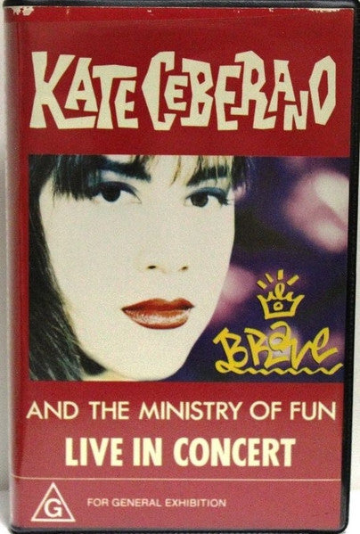 Kate Ceberano And The Ministry Of Fun : Brave - Live In Concert (VHS, PAL)