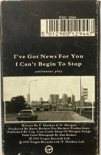 Feargal Sharkey : I've Got News For You (Cass, Single)
