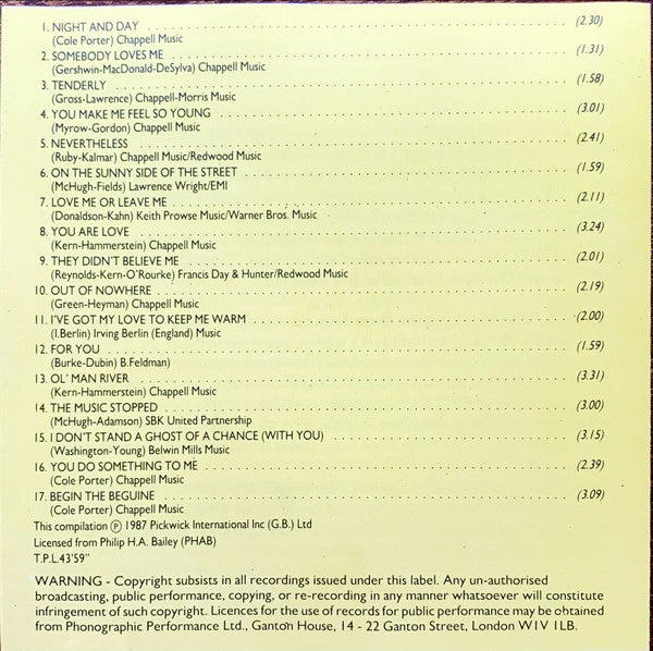 Frank Sinatra : Radio Days (CD, Comp, RE)