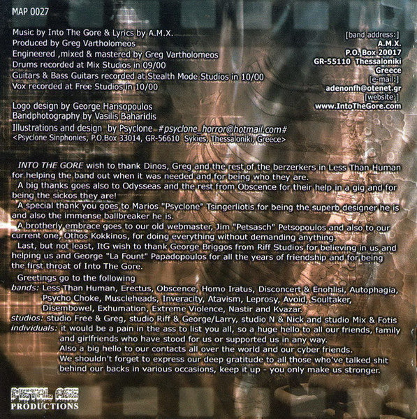 Into The Gore : Pain Must Be Amplified (CD, Album)