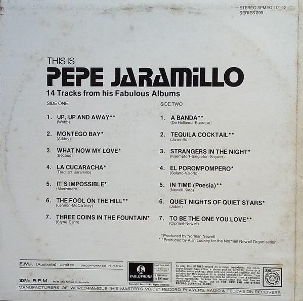 Pepe Jaramillo : This is Pepe Jaramillo (LP, Album)