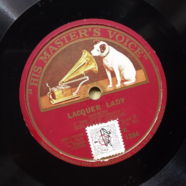 Melville Gideon : Amsterdam / Lacquer Lady (12", Mono)