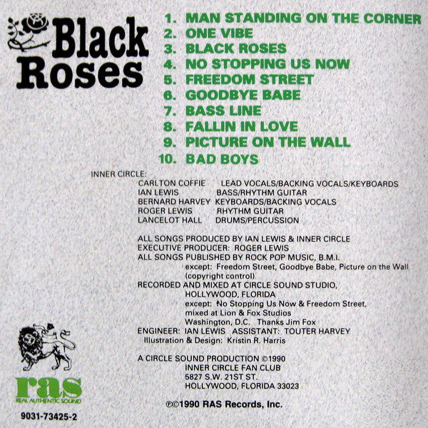 Inner Circle : Black Roses (CD, Album)
