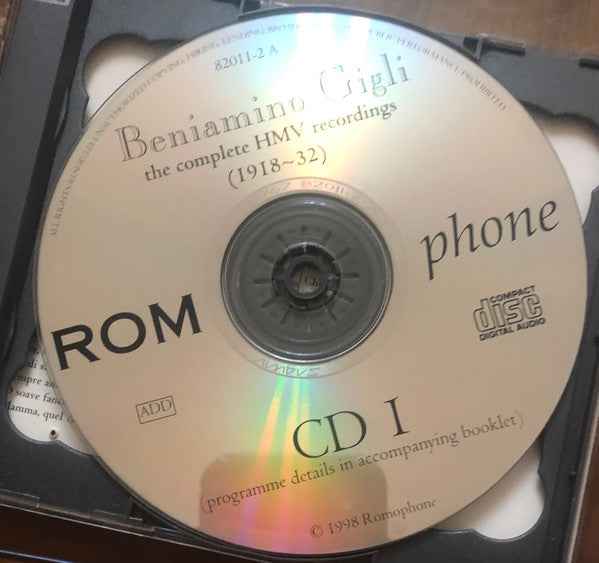 Beniamino Gigli : The Complete HMV Recordings (1918-32) (2xCD, Comp, RE, RM)