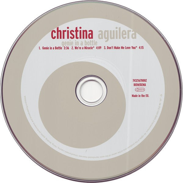 Christina Aguilera : Genie In A Bottle (CD, Single)