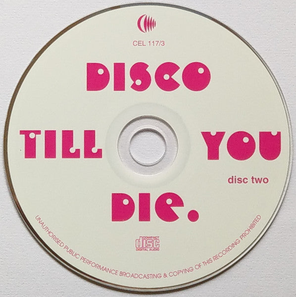 Various : Disco Till You Die (2xCD, Comp)